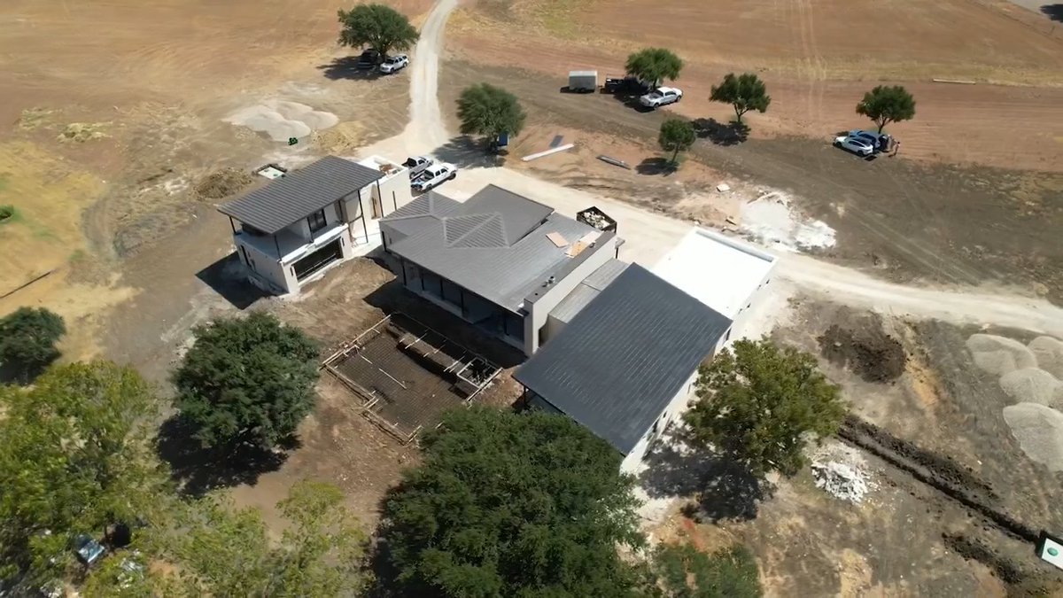 Always consider solar when designing your new build home! #teslasolarroof #texas #teslapowerwall #solar