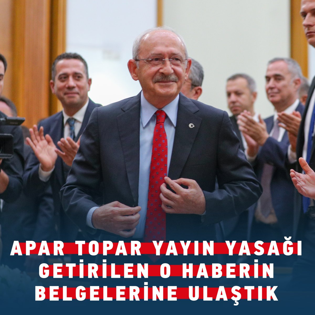 Genel Başkanımız Kemal Kılıçdaroğlu: “Apar topar yayın yasağı getirilen o haberin belgelerine ulaştık. Bu devletin bir başsavcısı, HSYK’ya tutanakları ekleyerek verdiği dilekçede ‘Yargı içindeki çeteler, FETÖ’cü hâkim, savcılara rahmet okutur hale geldi’ diyor ve devam ediyor…”