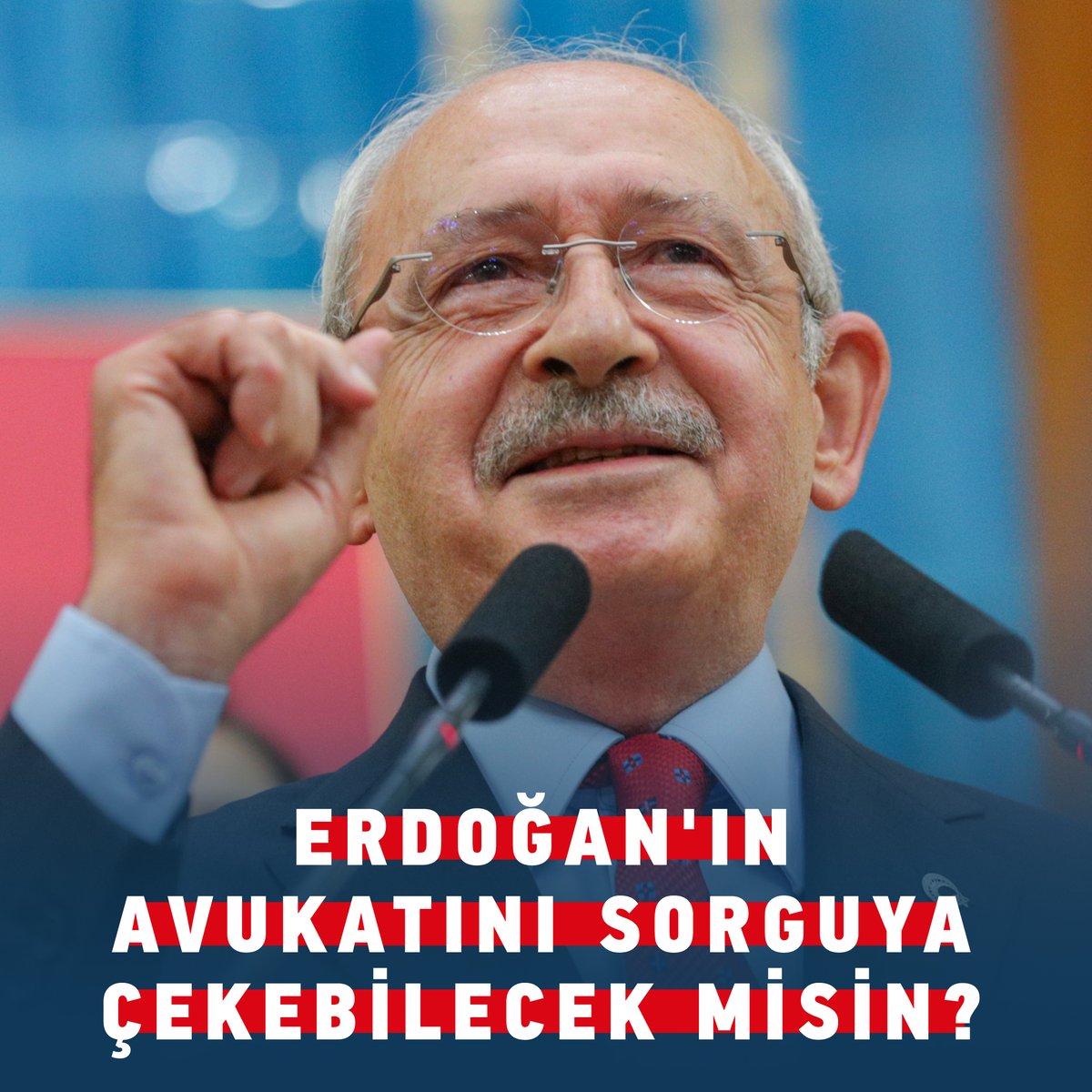 Genel Başkanımız Kemal Kılıçdaroğlu: “Ben bugün açıklayacağımı söyleyince Adalet Bakanı ‘Müfettiş gönderdik, soruşturacağız’ diyor. Kimi soruşturacaksın? Rüşveti yiyenler, dağıtanlar yukardakiler, onlarla mücadele edebilecek misin? Erdoğan'ın avukatını sorguya çekebilecek misin?”