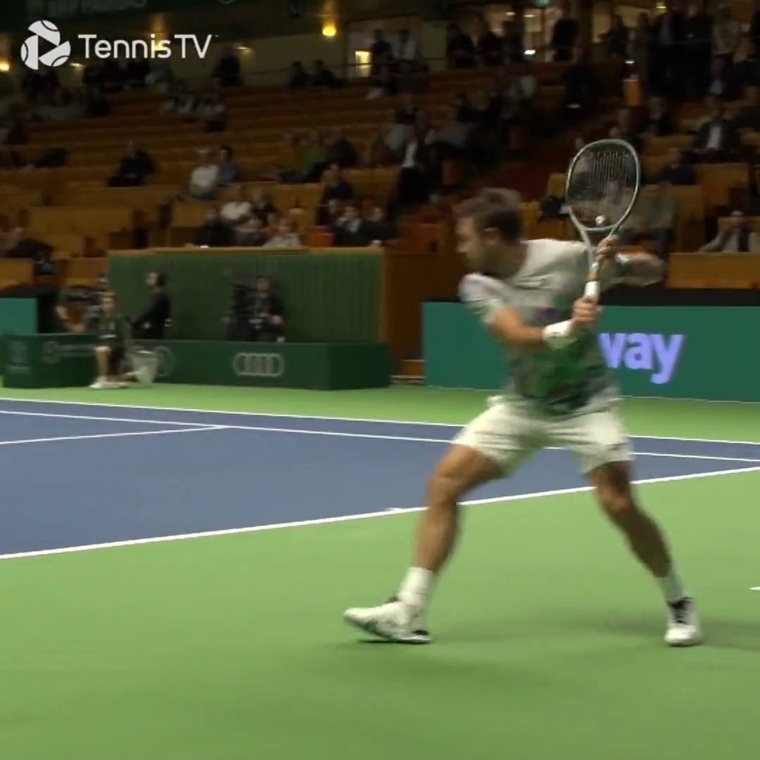 Never. Gets. Old. 🤩 Stanislas Wawrinka | #StockholmOpen