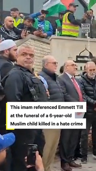 ‘When we mourn Wadea, we are mourning all of those children’ — Imam Dr. Omar Suleiman delivered a powerful speech at the funeral of a 6-year-old Muslim boy who was killed in a hate crime motivated by the Israel-Gaza conflict