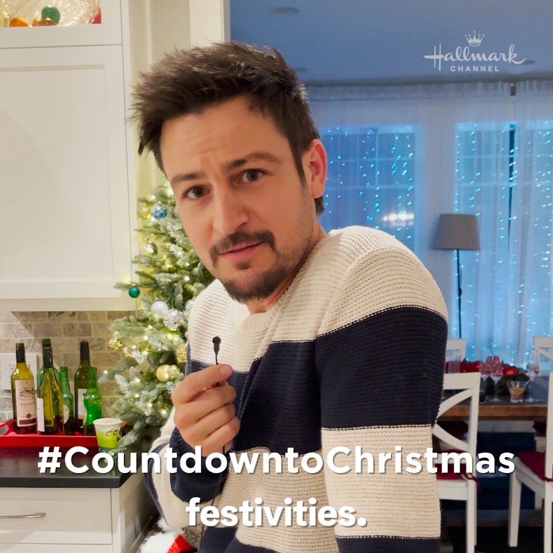 It's getting closer (only 3️⃣ days away)! Tyler Hynes has a special message for all the #Hynies. 👀Watch his new movie #NeverBeenChrisd on Nov 4 at 8/7c and join us for all new #CountdownToChristmas movies in a few days! Previously recorded pre-strike.