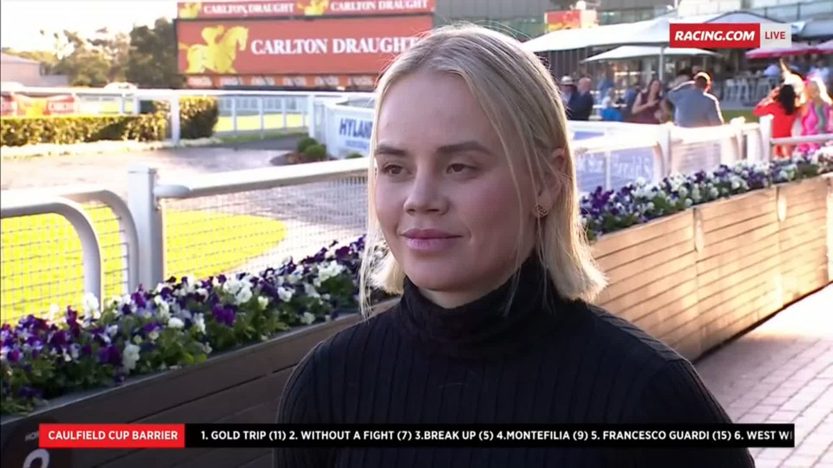 Good luck to Winona Costin who will have her first ride in the G1 Caulfield Cup! 🙏