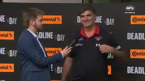 The man of the moment (again)! Adrian Dodoro recaps Essendon's bonkers trade period! #AFLTrade #AFL