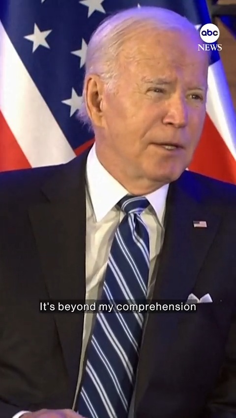 Pres. Biden says terrorist group Hamas "committed evils and atrocities that make ISIS look somewhat more rational."