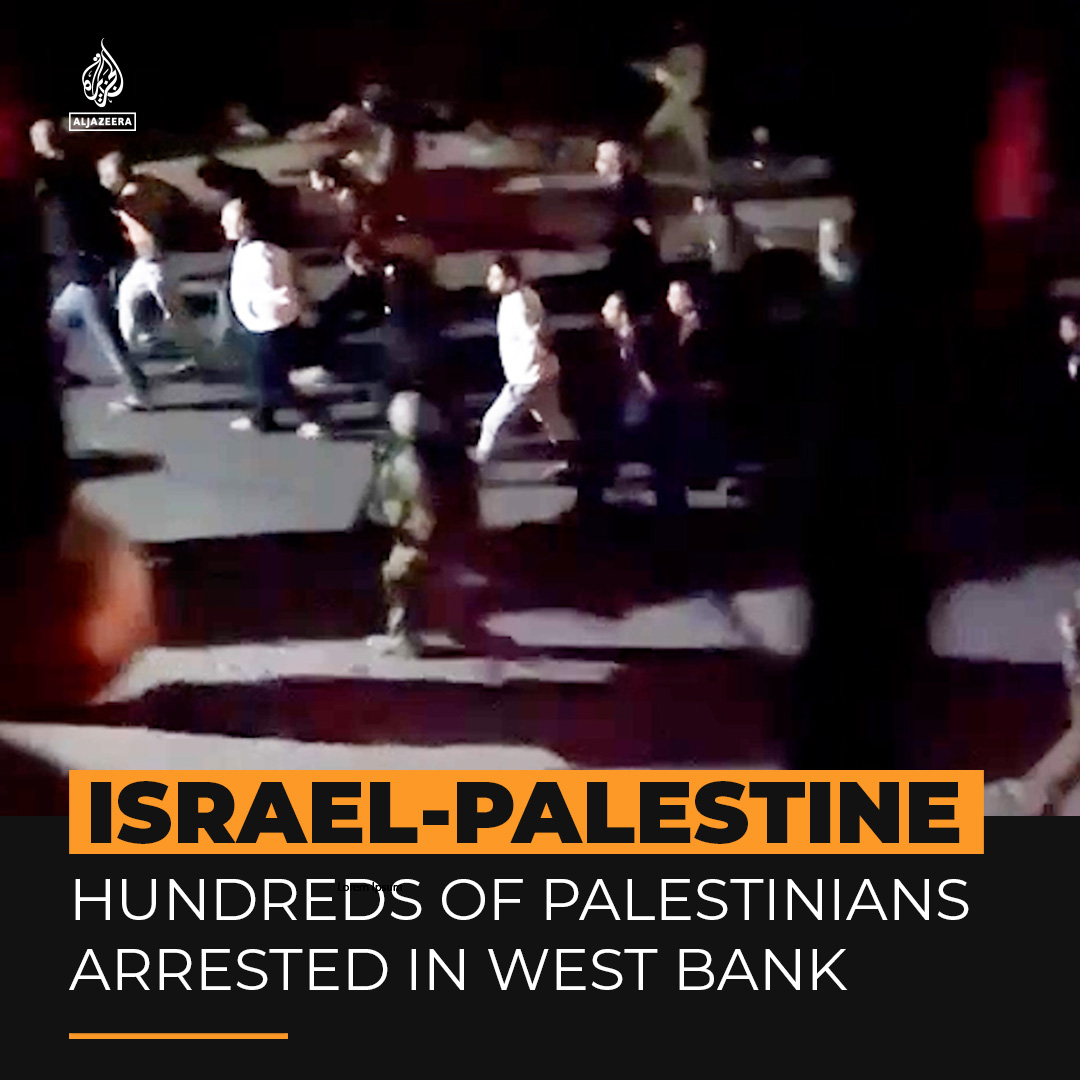 At least 700 people have been arrested in the occupied West Bank and occupied East Jerusalem since Israel’s war in Gaza began ⤵️