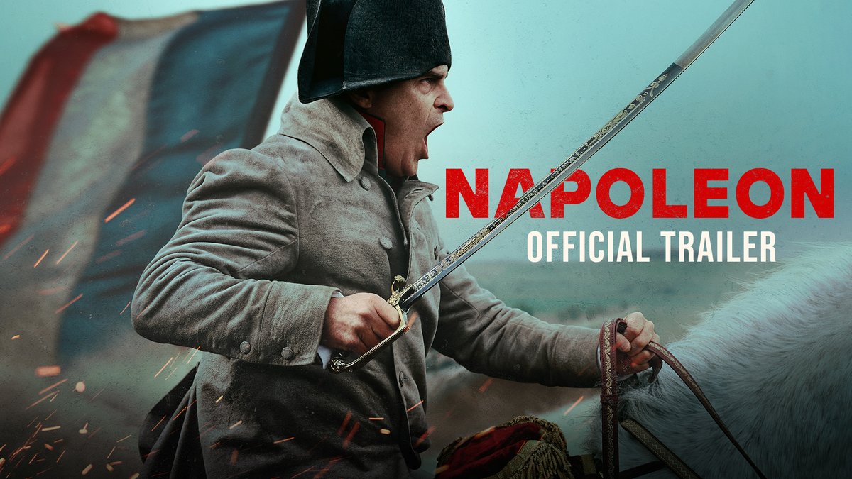 The new trailer for Ridley Scott’s ‘NAPOLEON’ has been released. In theaters on November 22.