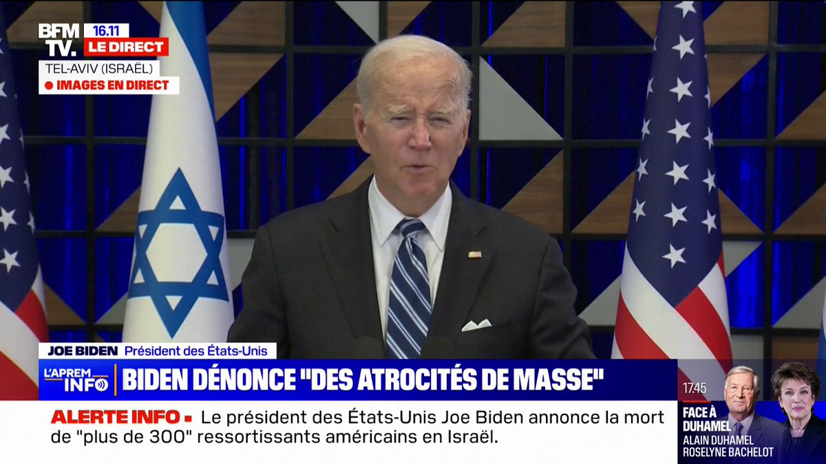 Joe Biden: "Si Israël n'existait pas, il faudrait l'inventer"