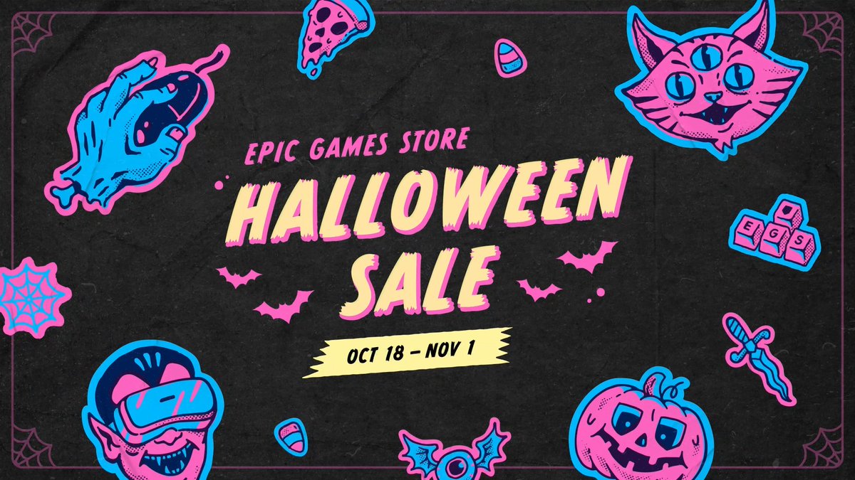 Get ready for spooktacular savings 🎃 our Halloween Sale is back! 🦇 Read more about all of the fang-tastic deals on the Epic Games Store: