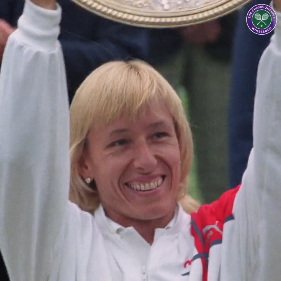 A historic nine #Wimbledon singles titles. Our most decorated singles champion ever celebrates her birthday today... Martina Navratilova Navratilova 🎉