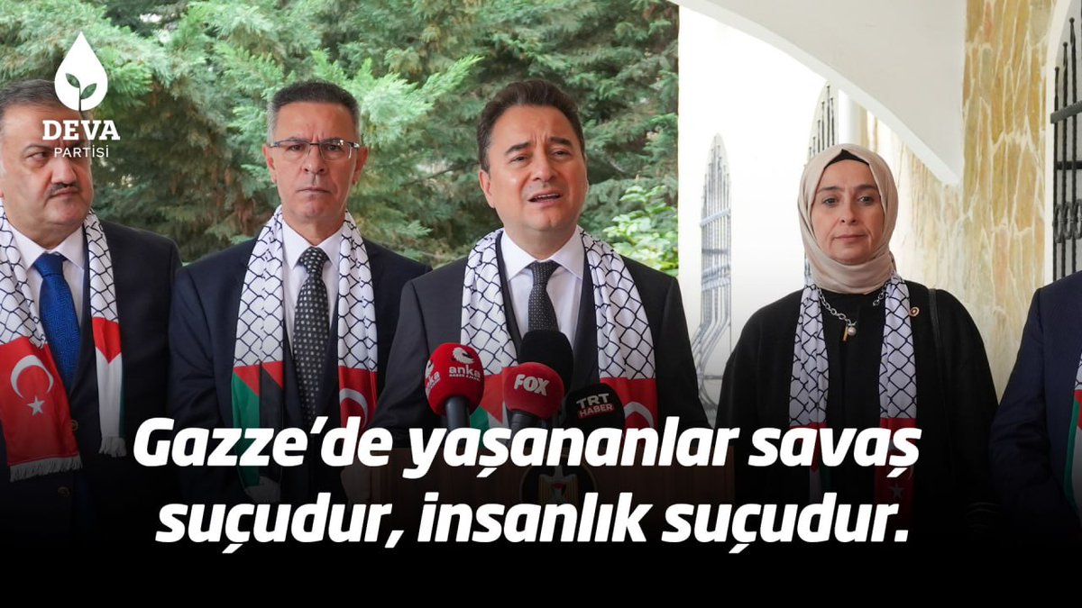 Uluslararası kamuoyuna çağrıda bulunuyorum: Gazze'de yaşananlar savaş suçudur, insanlık suçudur. Tek ve güçlü sesle bu katliama "Dur" demeliyiz.