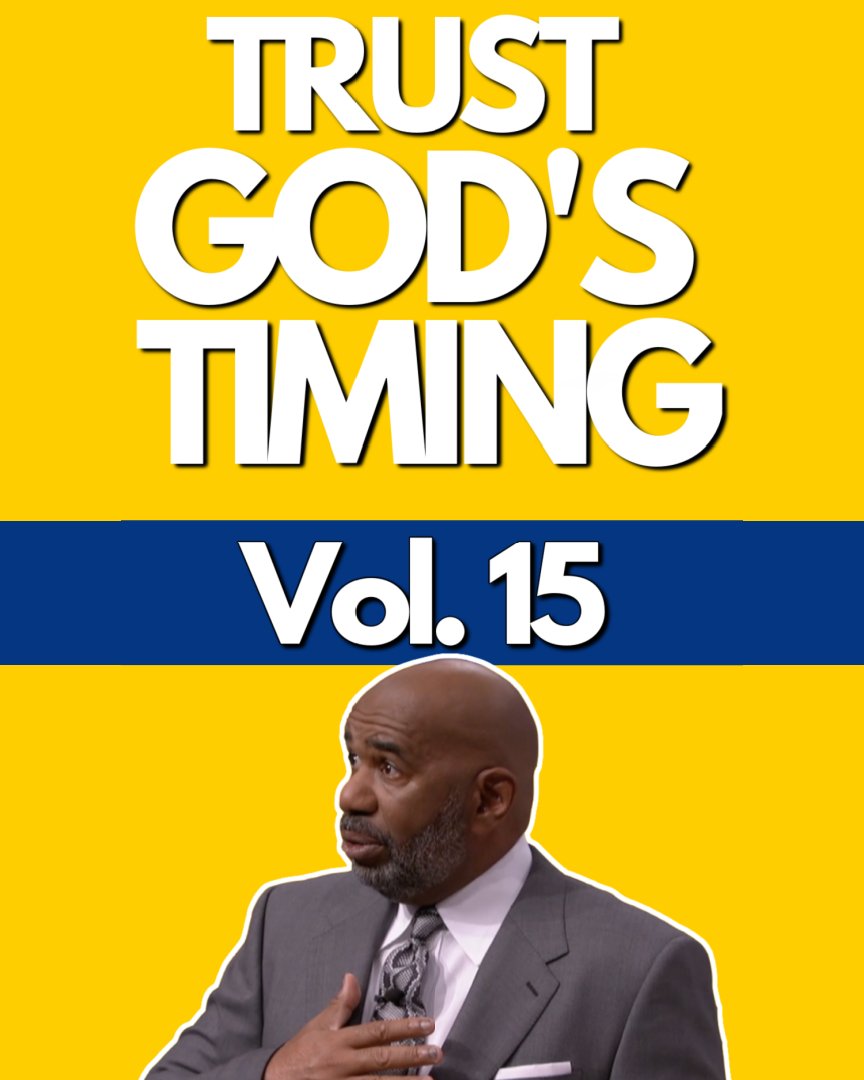 Trust God's timing 💯
