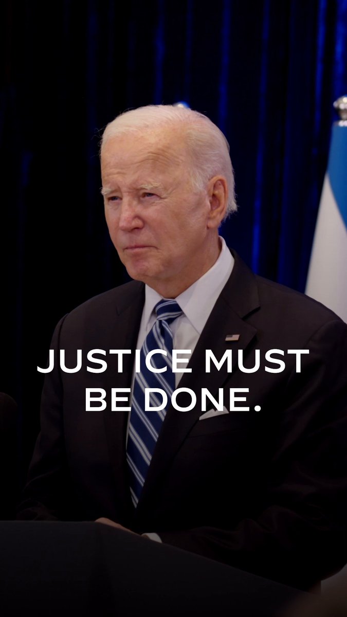 You can’t look at the atrocities Hamas terrorists committed in Israel over past two weeks and not scream out for justice. Justice must be done.