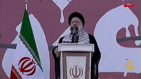 الرئيس الإيراني: الجرائم التي ترتكب في #غزة وفلسطين سيقابلها انتقام من الشعوب والأمة الإسلامية #حرب_غزة
