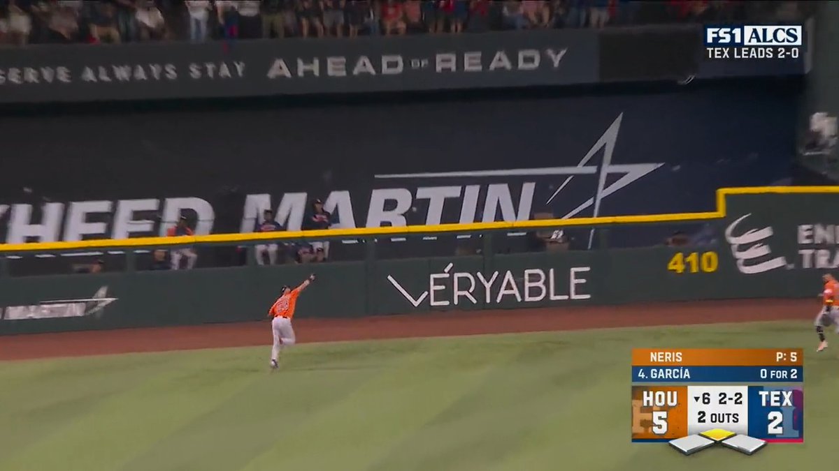 Uncle Mike saves a run and gets the @Astros out of the inning. #ALCS