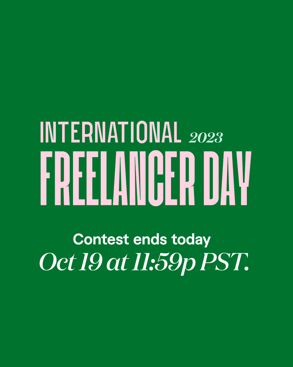 Happy International Freelancer Day! No matter if you’re a seasoned pro or just starting out — we want to know: what’s the best lesson you’ve learned since becoming a freelancer? We’re hosting a one-day global contest across social media and inviting you to participate by uniquely answering the prompt: “Freelancing taught me…” Get creative and express yourself as you: SHOW (create a video answering the prompt on IG or TikTok) or TELL (create a Tweet or status update on Facebook or LinkedIn completing the sentence through text) All entries must tag Fiverr and include the hashtag #intlfreelancerday for a chance to win a Visa or Mastercard gift card. Our best “tell” answers will win a $200 gift card, and our best “show” answers will win a $500 gift card! Be sure to enter by 11:59 pm PST today, Oct. 19th, and check your inbox next week to find out if you were chosen. *Terms and conditions apply