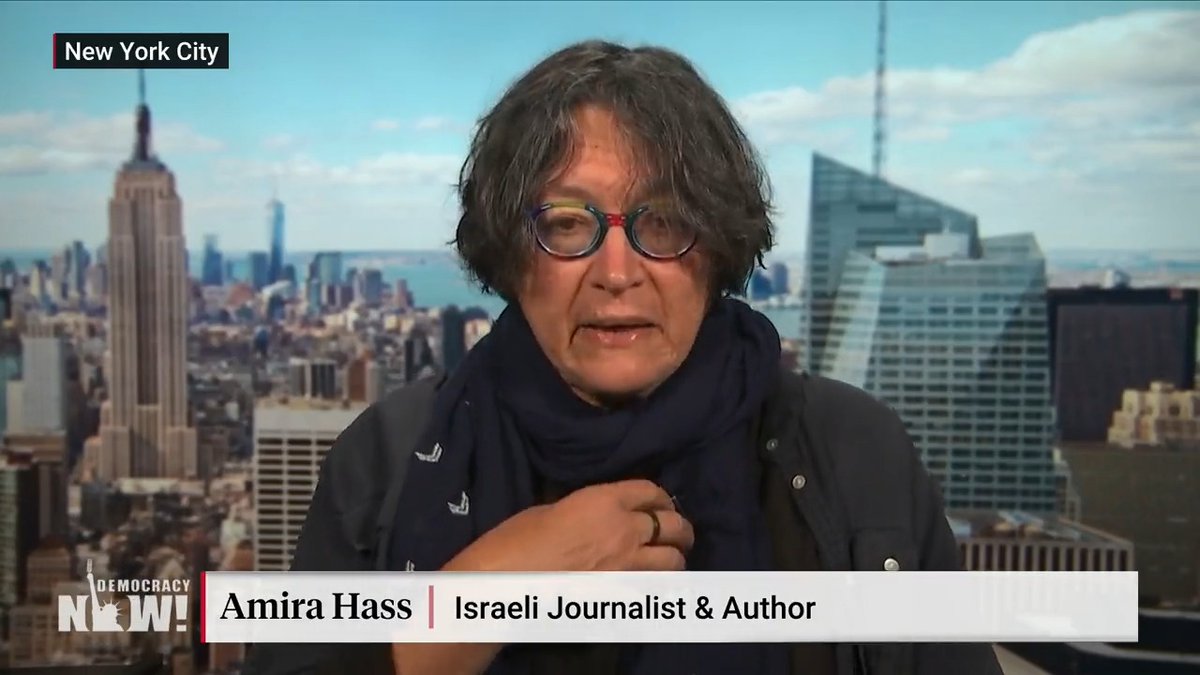 Veteran Haaretz journalist Amira Hass has reported from the Occupied Palestinian Territories for decades and says the Israeli public is "drunk with the will to take revenge" on Palestinians, spurred on by a far-right government dominated by "extreme fascist settlers."