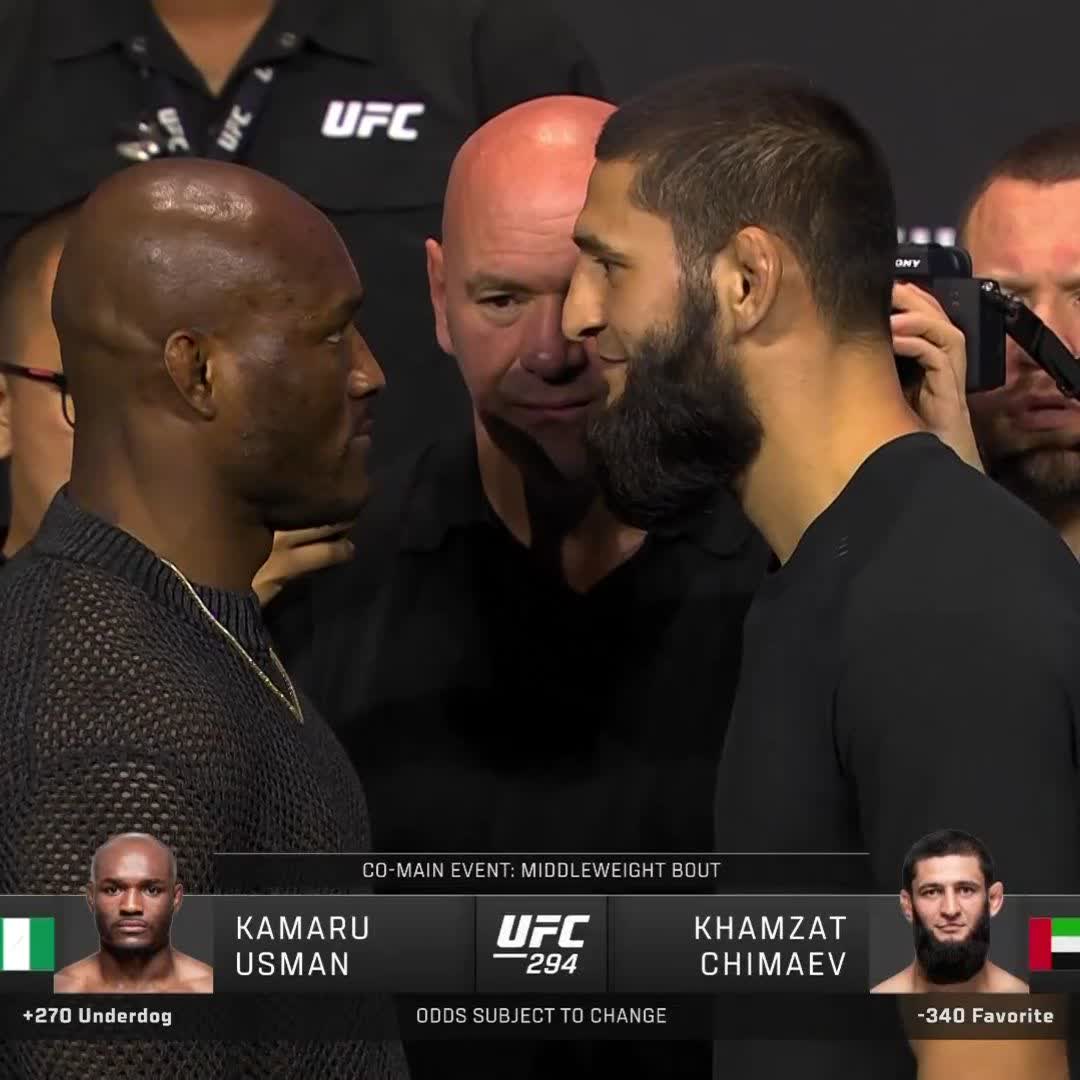 🚨 LE PREMIER FACE OFF ENTRE USMAN ET KHAMZAT LA HYPE EST AU MAX, LE COMBAT EST DÉJÀ LÉGENDAIRE ⚔️