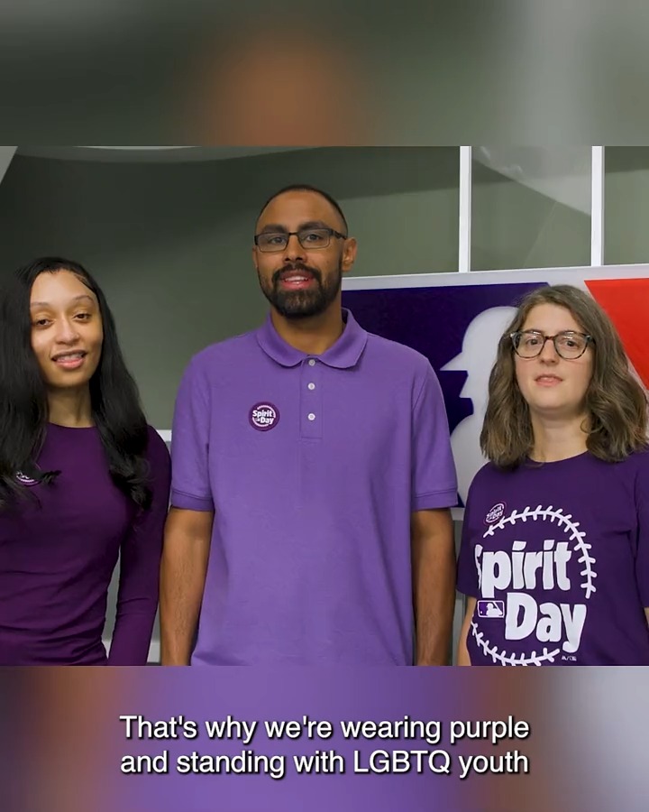 Purple suits us. Today and every day, we take a stand to support LGBTQ youth and guard against bullying. No one should be bullied or called names simply for being who they are. That’s why we are wearing purple for #SpiritDay today.
