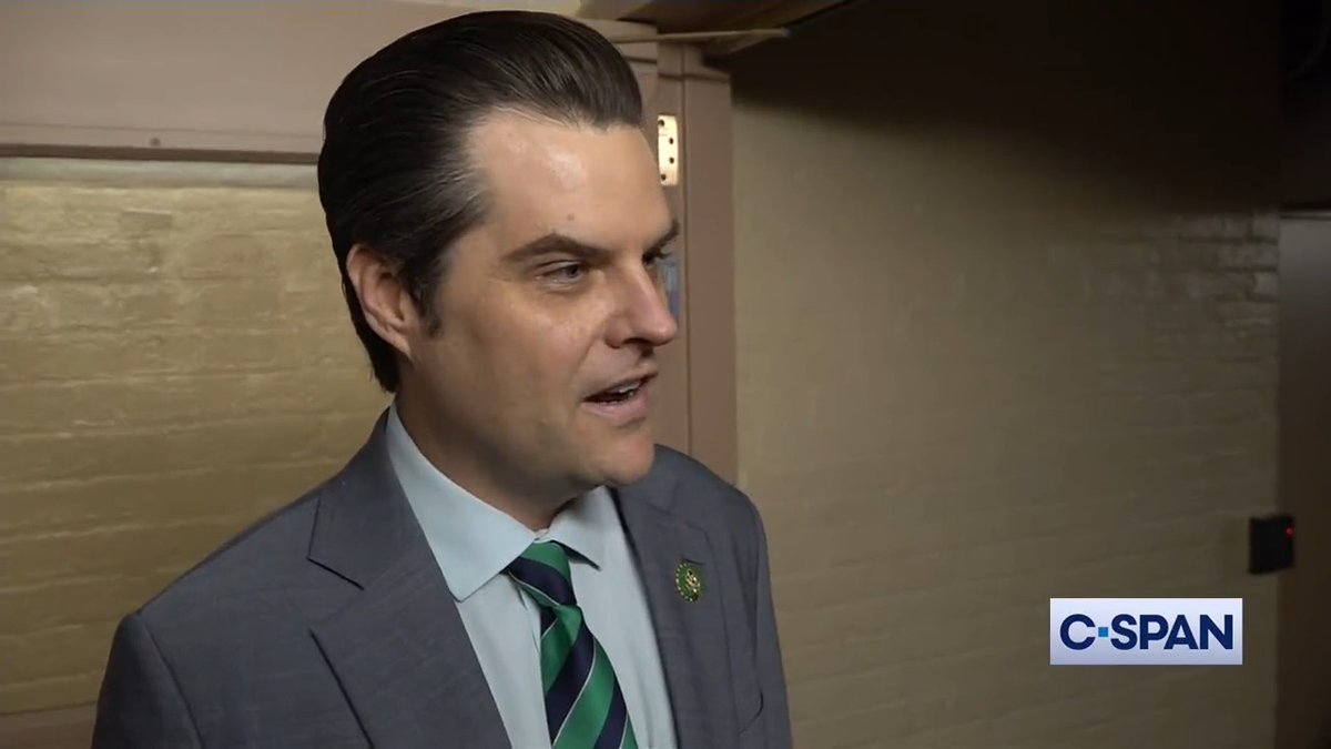 Rep. Matt Gaetz (R-FL) on resolution to empower Speaker Pro Tempore McHenry: “I am against speaker-light, I am against Bud Light, I believe it is a constitutional desecration not to elect a speaker of the House” and continued to say he would do anything in his power to stop it.
