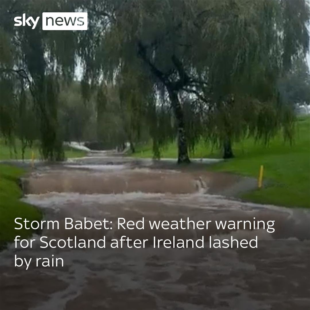 Ireland is mopping up after being battered by Storm Babet. The storm is now causing disruption in Scotland with the Met Office warning up to 220mm of rain could fall in the east of the country. Storm Babet latest ➡️