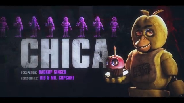 At the first sight of Chica, you’ll want to take flight. #FiveNightsAtFreddys #FNAFmovie