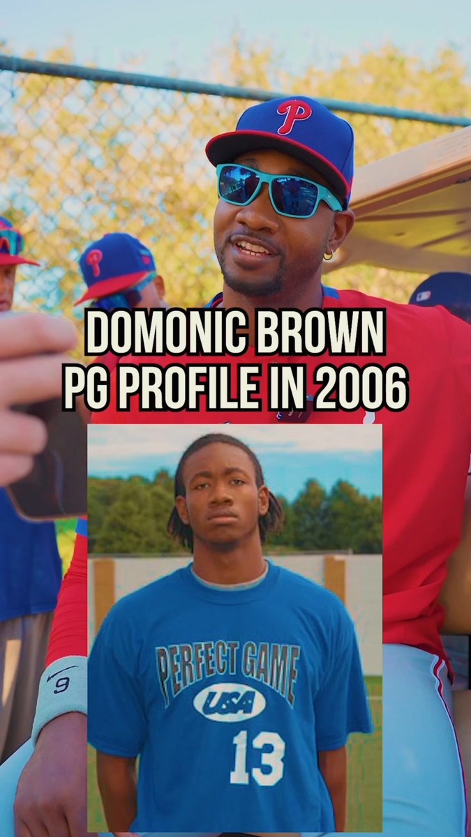 Throwback Thursday with Phillies Scout Team Coach Domonic Brown domonic brown x #WWBAWorlds