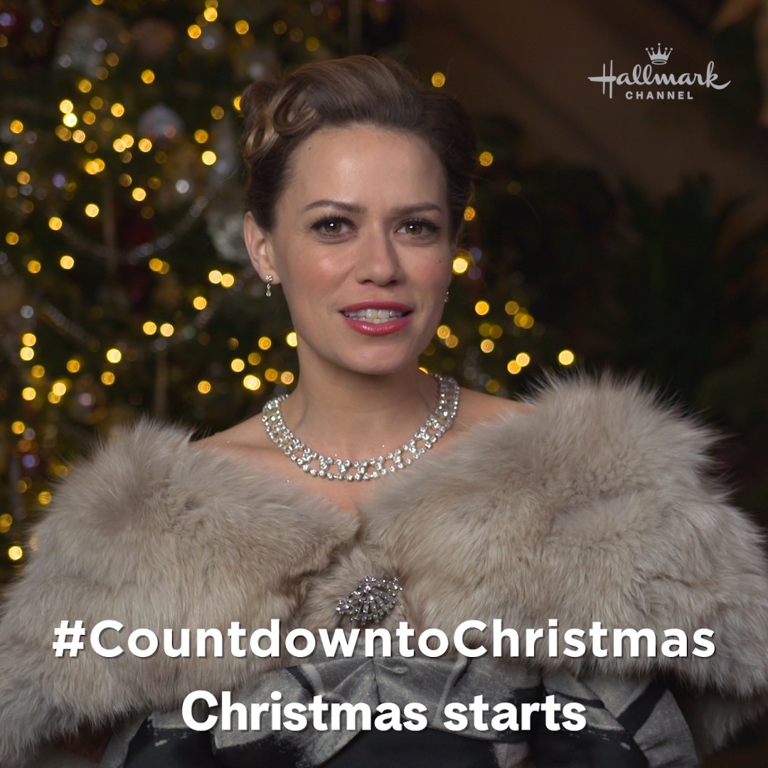 The wait is almost over! #BethanyJoyLenz is here to say that #CountdownToChristmas starts tomorrow! 💃 Watch her in #ABiltmoreChristmas on Nov 26 at 8/7c. Previously recorded pre-strike.