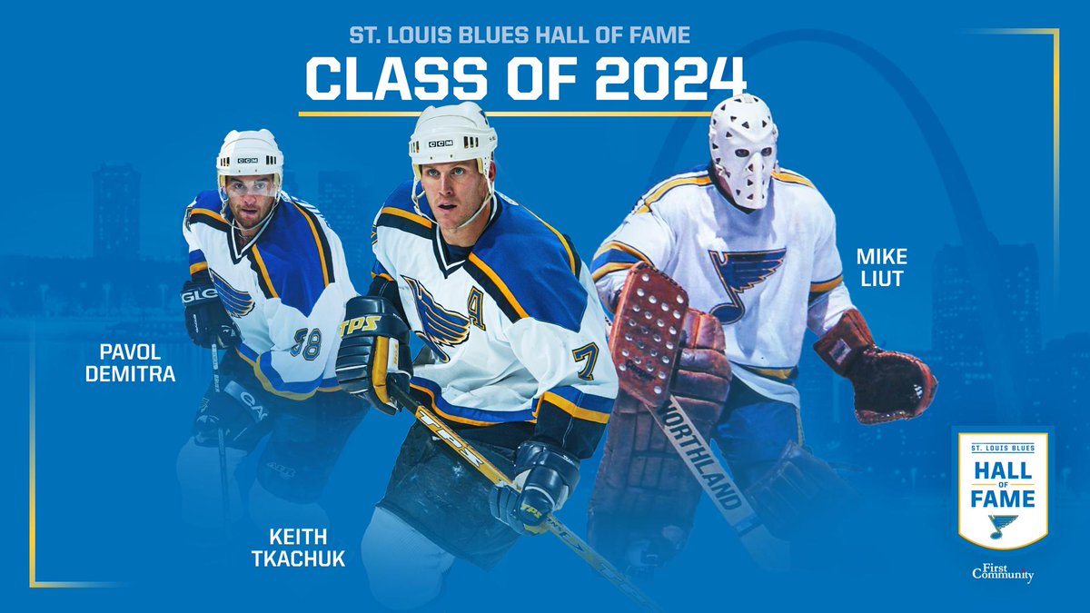 Say hello to the newest inductees to the Blues Hall of Fame. #stlblues DETAILS ➡️