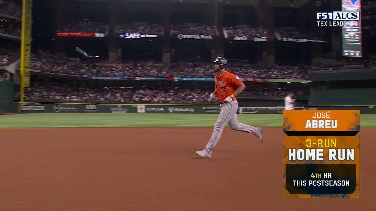WOW!! JOSE ABREU 3-RUN HOME RUN ⭐️ 📺: FS1