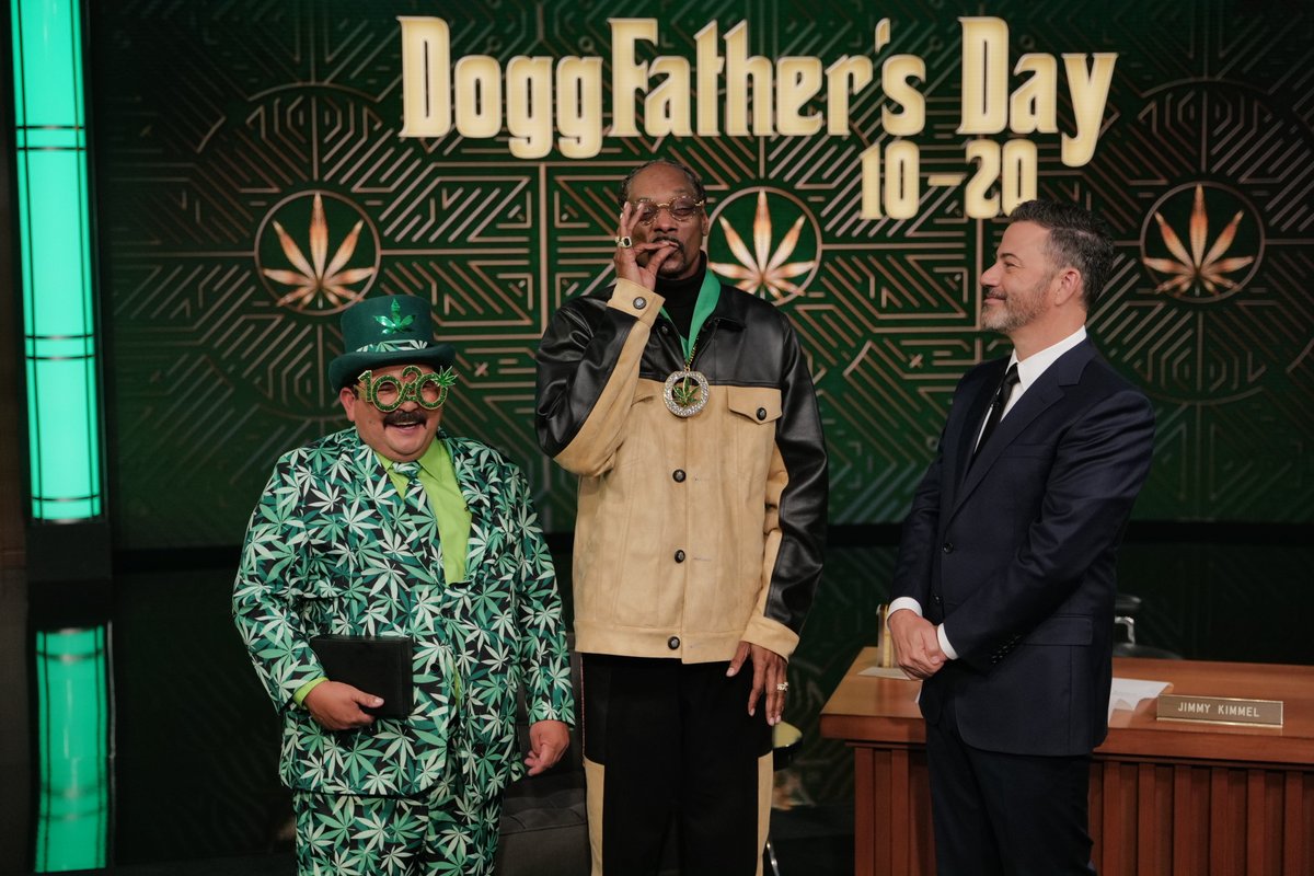 Let 10/20, the halfway point to 4/20, heretofore be known as #DoggFathersDay. Happy Birthday Snoop Dogg!