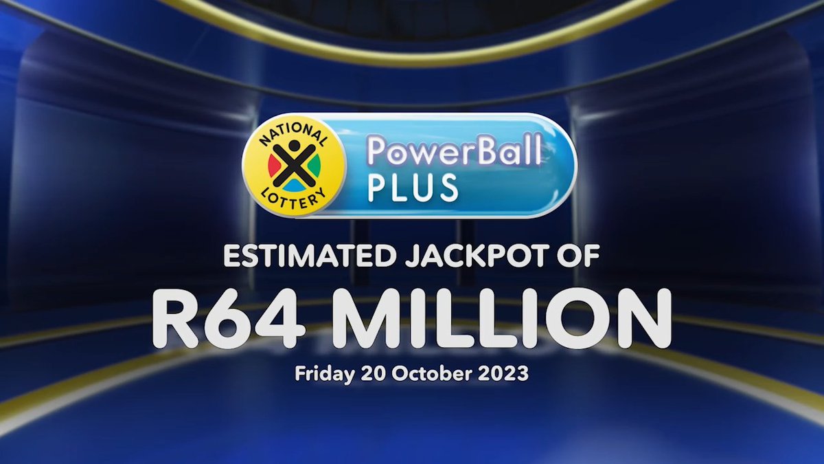 Congratulations to the 2 #PowerBall jackpot winners who hit it lucky by winning over R64 MILLION each on Tuesday! WILL you be the next multi-millionaire when you play #PowerBallPLUS for an estimated R64 MILLION jackpot this Friday? Don’t delay!