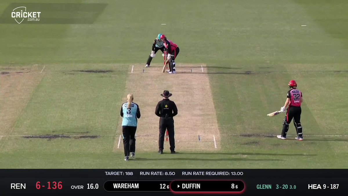 Welcome back to the Weber Women's Big Bash League, Sarah Glenn! 🤯🤯🤯 #WBBL09