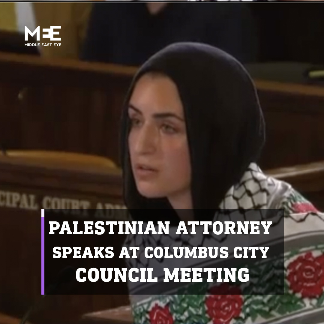 During a Columbia City Council meeting in which the ongoing Israeli offensive on Gaza was discussed, Palestinian-American attorney Jana Al-Akhras denounced the terminology being used to describe the death of Palestinians in Gaza