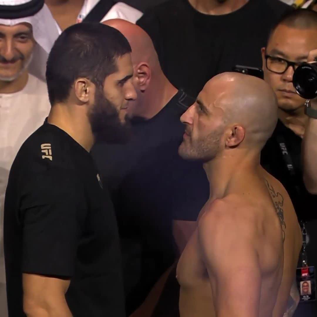 CHAMP vs CHAMP, RUNNING IT BACK FOR THE STRAP 🏆 Makhachev Islam vs Alex Volkanovski in a rematch for the lightweight title at #UFC294!! [ Tomorrow at 2pmET / 11amPT on ESPN+ PPV | Abu Dhabi Calendar | #InAbuDhabi | Experience Abu Dhabi ]