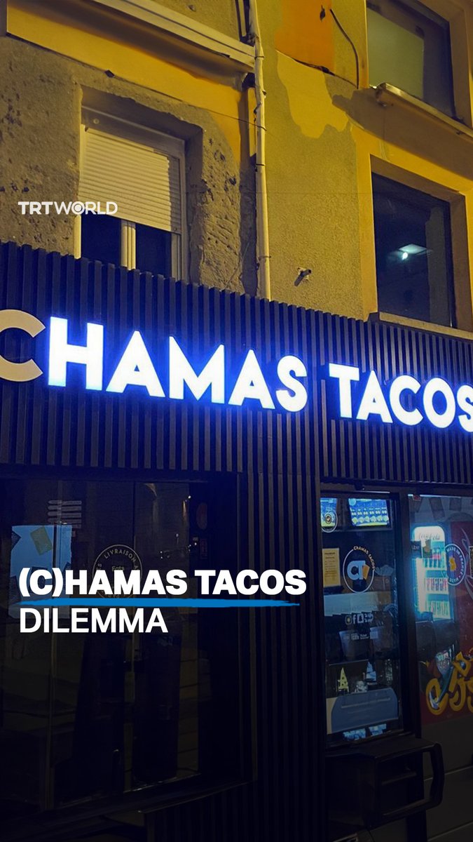 A restaurant in Valence, France, is under threat of getting shut down by the police because the first letter of its sign โ โCโ โ wasnโt lighting up due to an electricity failure that dropped the letter C, meaning the sign appeared to read โHamas Tacosโ