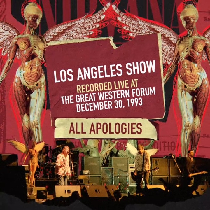"Frances Farmer Will Have Her Revenge On Seattle (Live from Seattle)" & "All Apologies (Live from Los Angeles)" are out now: Both tracks are among the 53 previously unreleased live tracks included on In Utero 30th Anniversary Super Deluxe Edition.