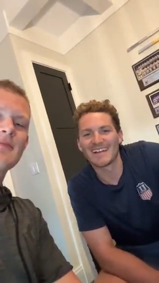 .Matthew Tkachuk and brady tkachuk had a big surprise for Big Walt... #stlblues
