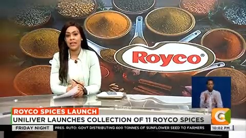 Royco spices launch: Uniliver launches collection of 11 Royco spices. Kibira: We create unforgettable culinary experiences #FridayNight Victoria Rubadiri