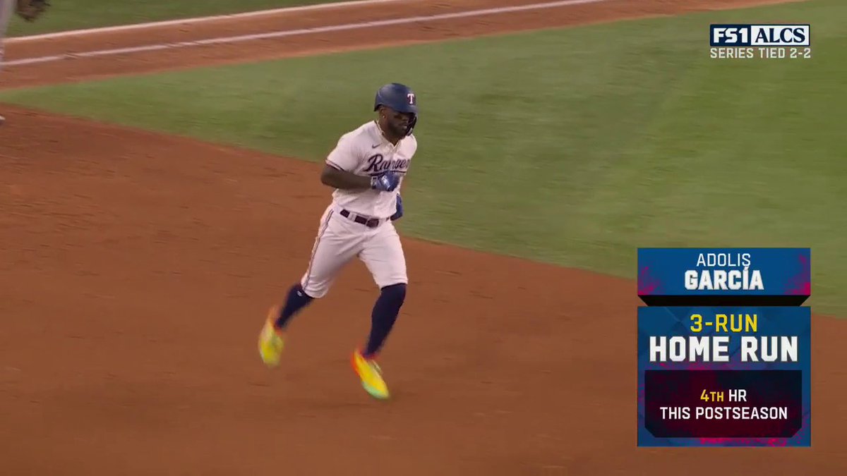 ADOLIS GARCIA GO-AHEAD 3-RUN HOMER!! 🤠🤠🤠 📺: FS1