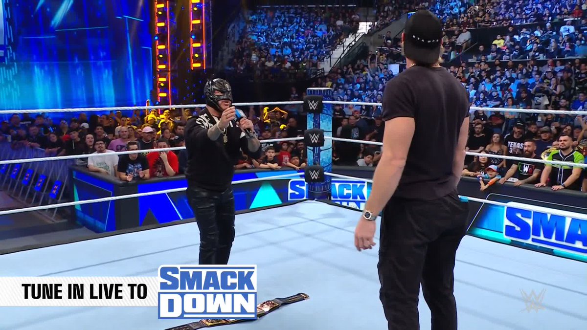 .♛Rey Mysterio❔ vs. Logan Paul for the #USTitle at #WWECrownJewel?! SIGN US UP! #SmackDown