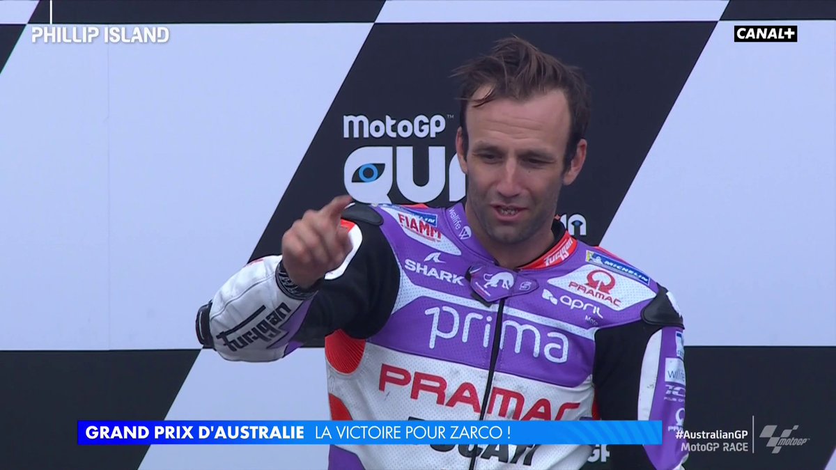 Six ans qu'on l'attendait... La Marseillaise résonne sur le podium en l'honneur de Johann Zarco ! 🏆🇫🇷 #JapaneseGP🇯🇵 | #MotoGP