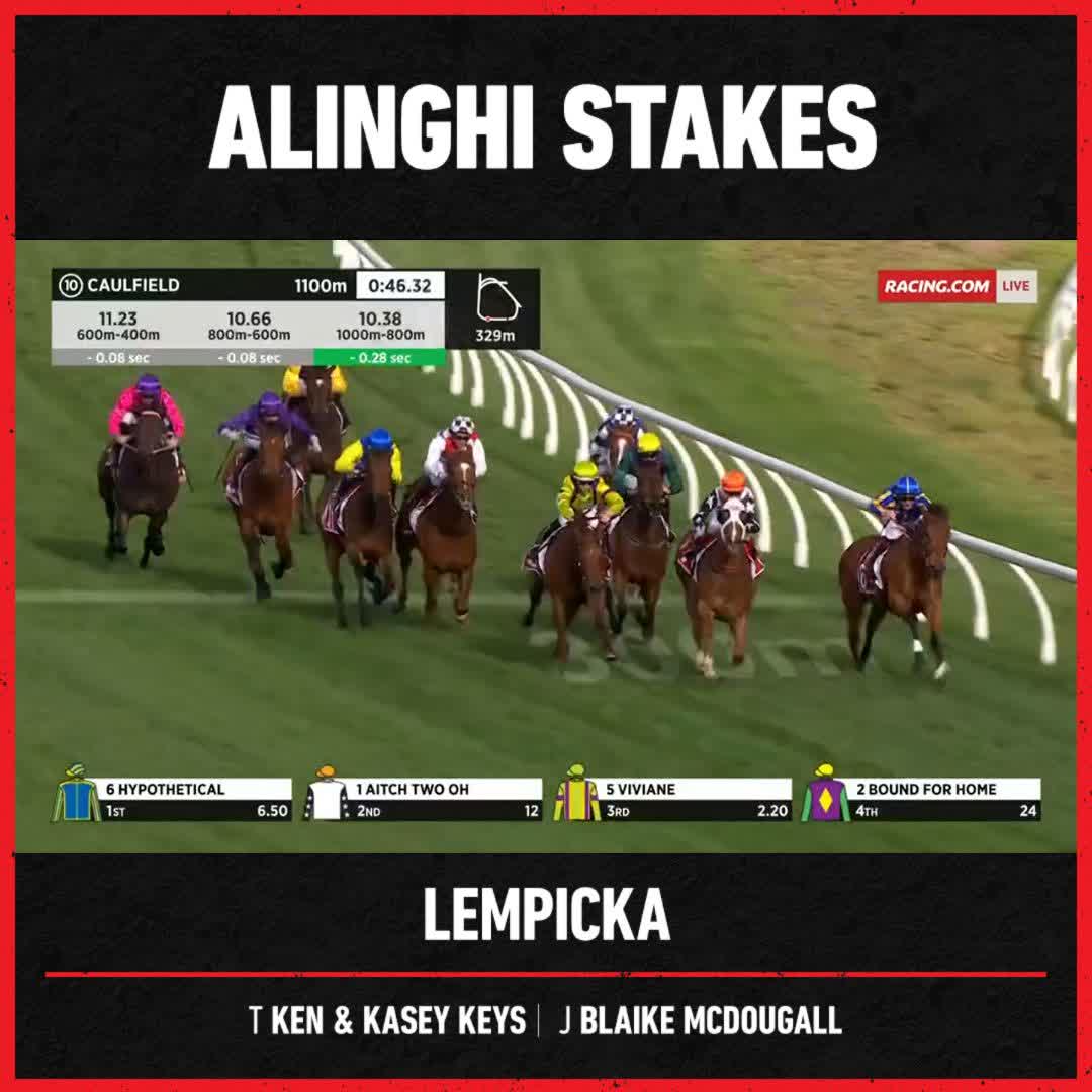 "Lempicka has blown them out!" What a way to win the last of the day 🤯 kasey keys _
