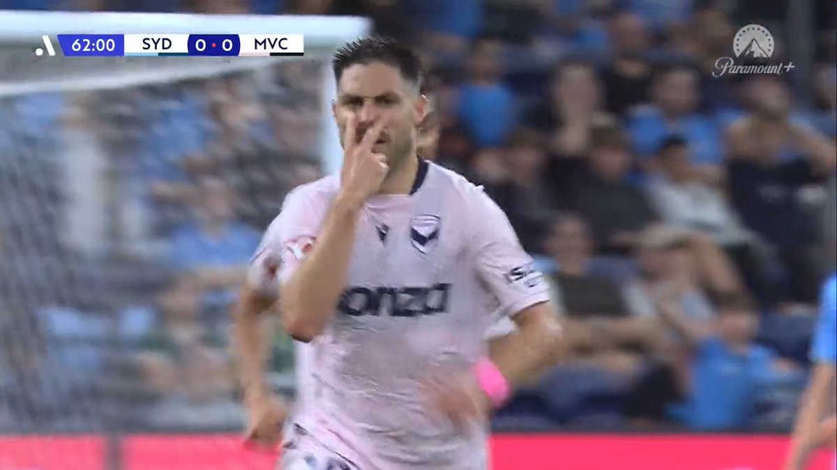It was always going to be Bruno 🤩 #SYDvMVC | Sydney 0-1 Victory