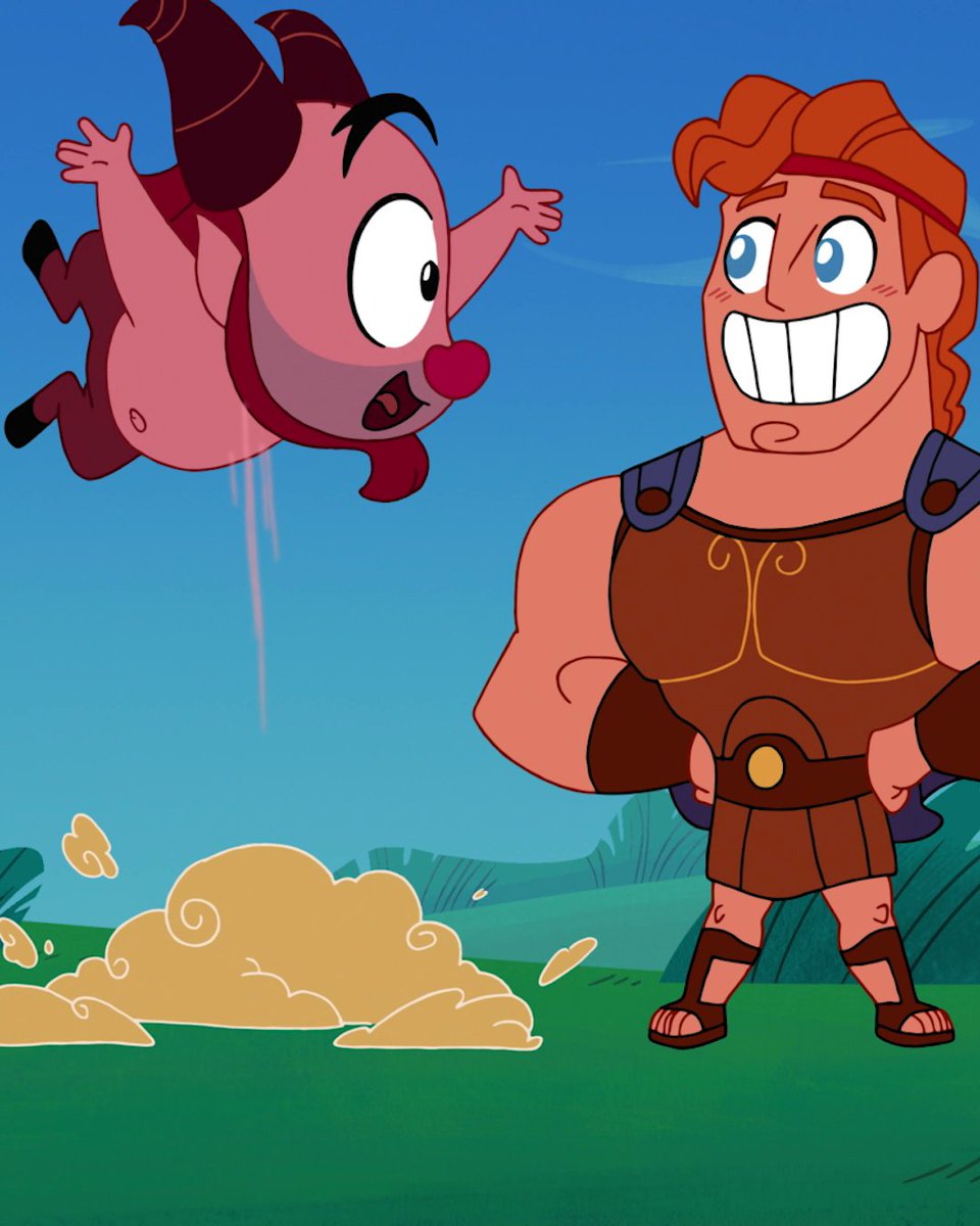 This chibi rendition of Hercules is definitely going the distance 💪 . . . 🎥: Chibi Tiny Tales