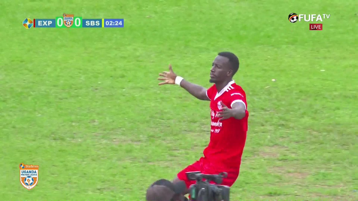 Alpha Thierry Ssali scores to hand Express FC the lead against Soltilo Bright Stars FC. #EXPSBS | #StarTimesUPL