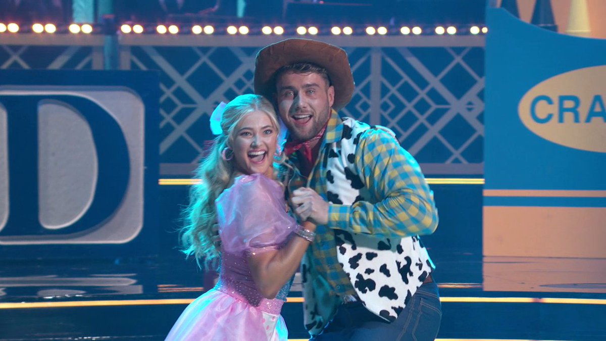 They've got a friend in us and each other 💛 Harry Jowsey &amp; Rylee Arnold #DWTS #Disney100Night
