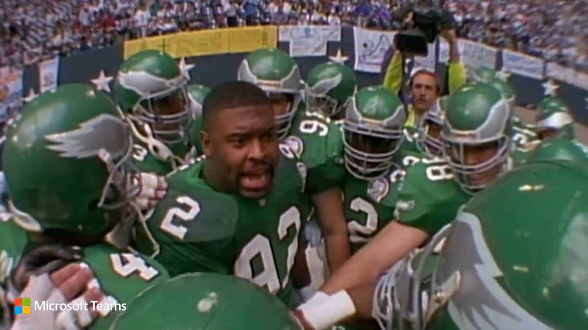 "Part of the recollection of remembering him as a football player is also remembering what he did for the city of Philadelphia." Microsoft Teams | #KellyGreenIsBack