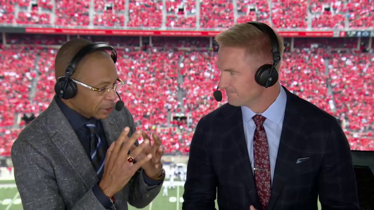 IT'S GO TIME! 😤 The GOATS Gus Johnson and Joel Klatt are ready 🐐🎙️