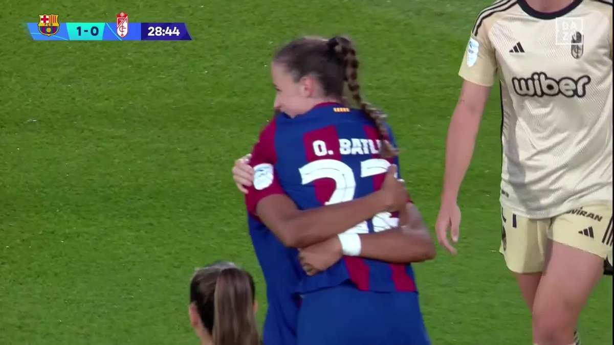 ¿Cómo será esa sensación de marcar tu primer gol con el FC Barcelona Femení? Habrá que preguntárselo a Ona Batlle 🤩 #LigaFenDAZN ⚽️